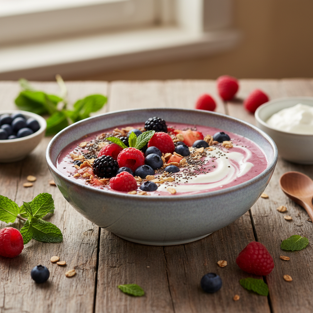 Berry Blast Kvarg Power Smoothie