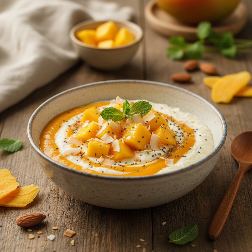 Tropical Mango Protein Quark Bowl