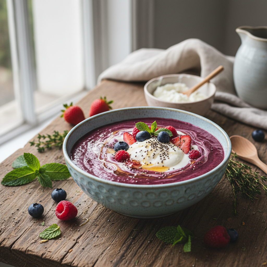 Berry Blast Quark Power Smoothie