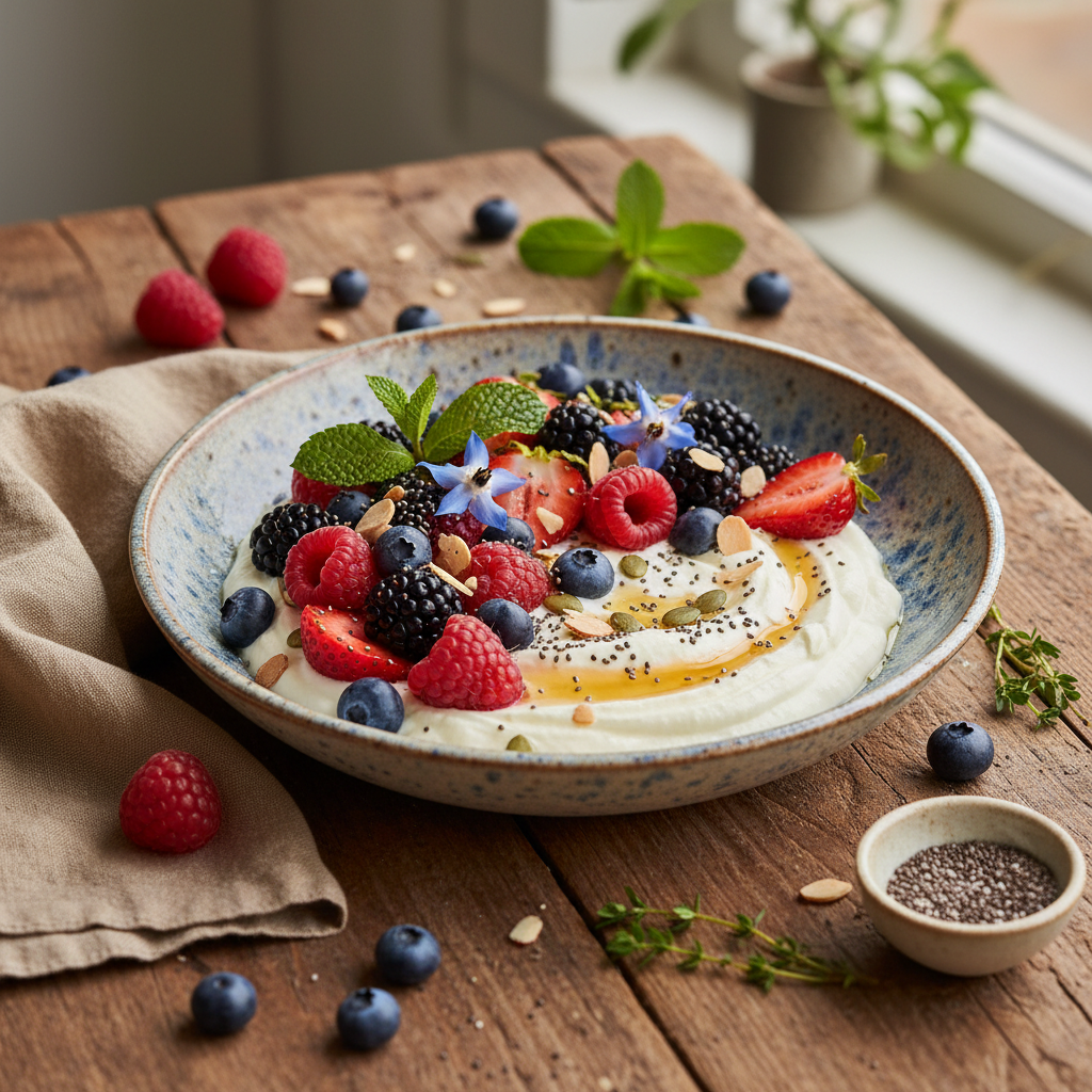 Berry Blast Quark Recovery Bowl