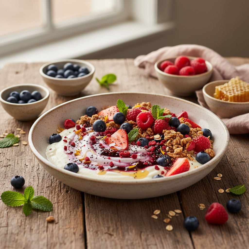 Berry Blast Quark Power Bowl