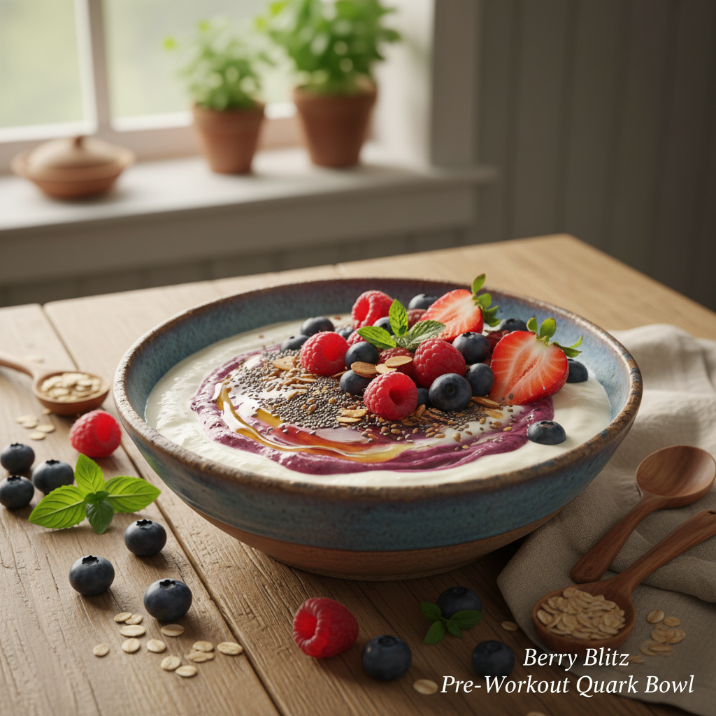 Berry Blitz Pre-Workout Quark Bowl
