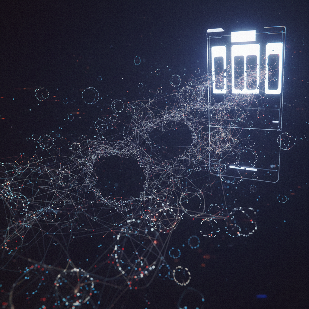 Abstract representation of fragmented and insufficient test data.
