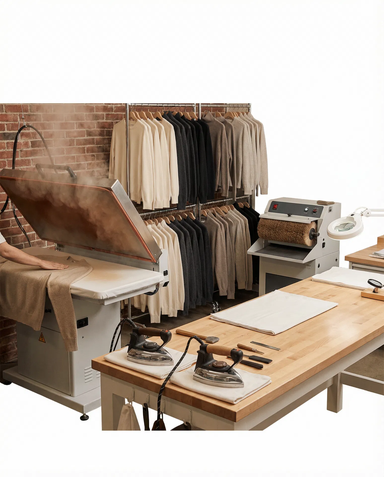 Finishing workshop placeholder visual for Rui Yun company introduction