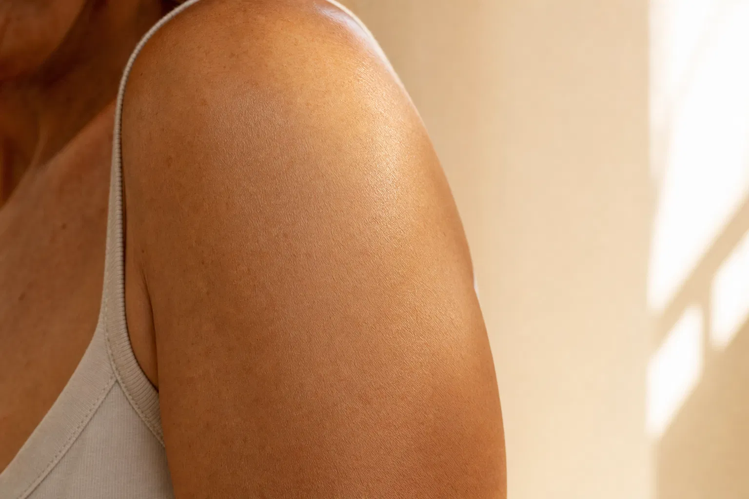 Healthy firm arm skin