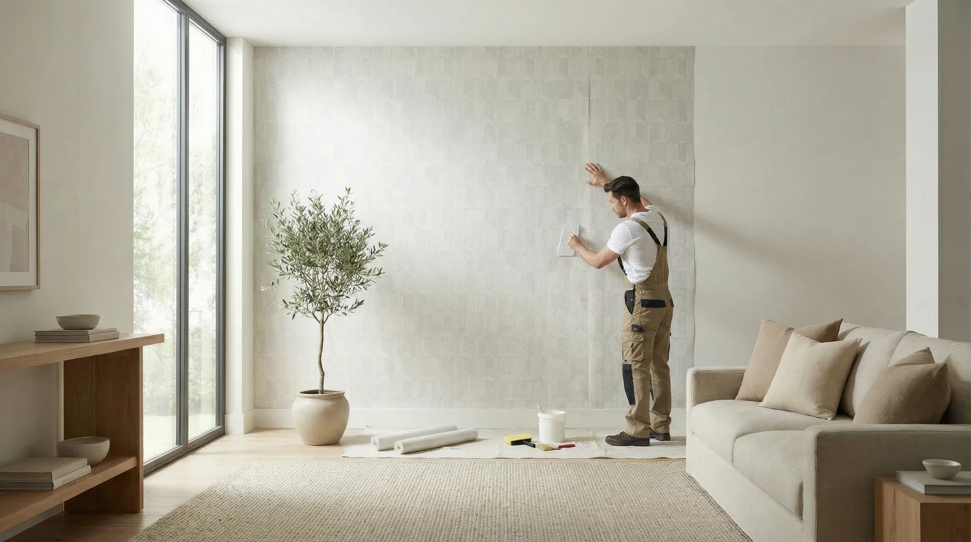 วอลล์เปเปอร์ ติดเอง vs จ้างช่าง แบบไหนคุ้มกว่า?