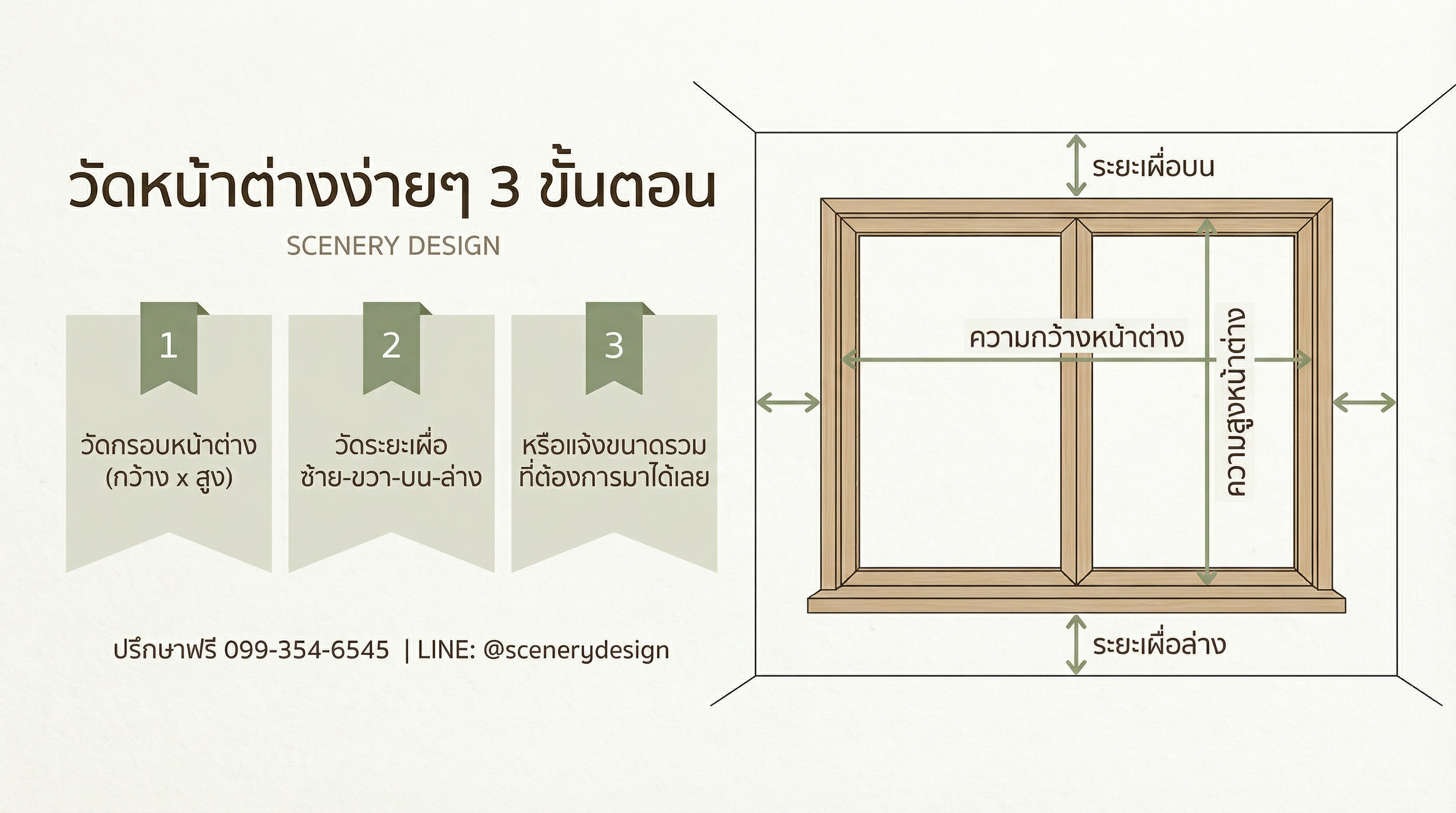 How to วัดผ้าม่านเพื่อประเมินราคาคร่าวๆ