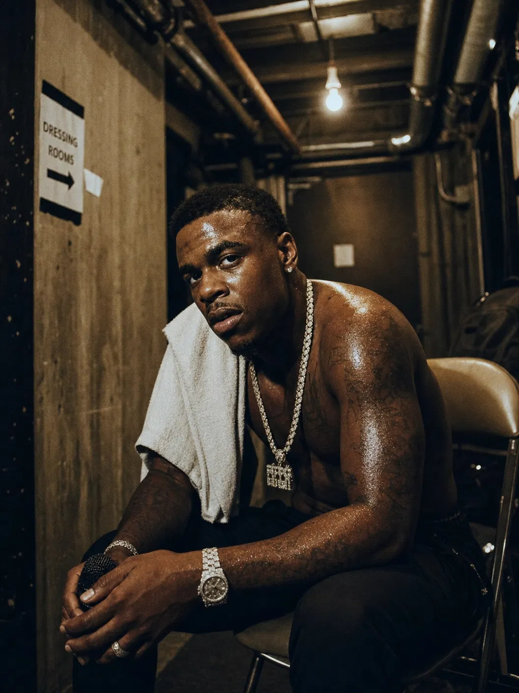 Backstage after show