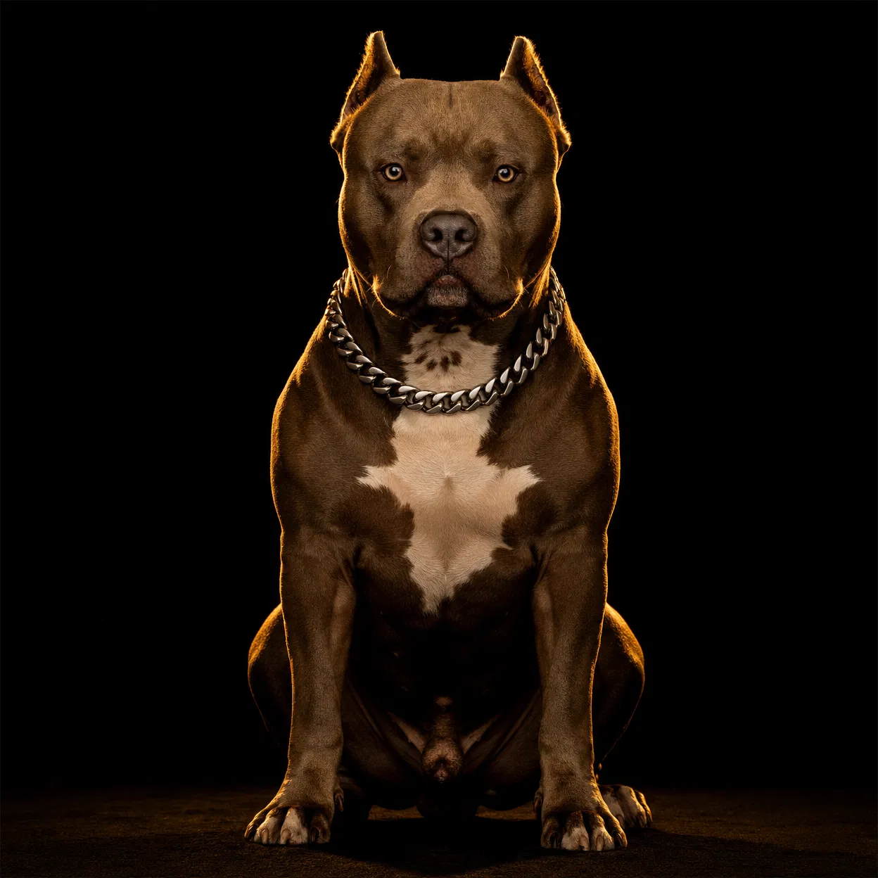 Pit bull portrait