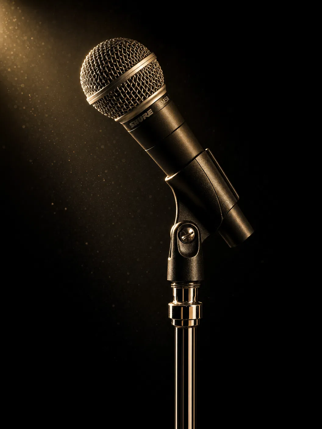 The iconic half-mic stand