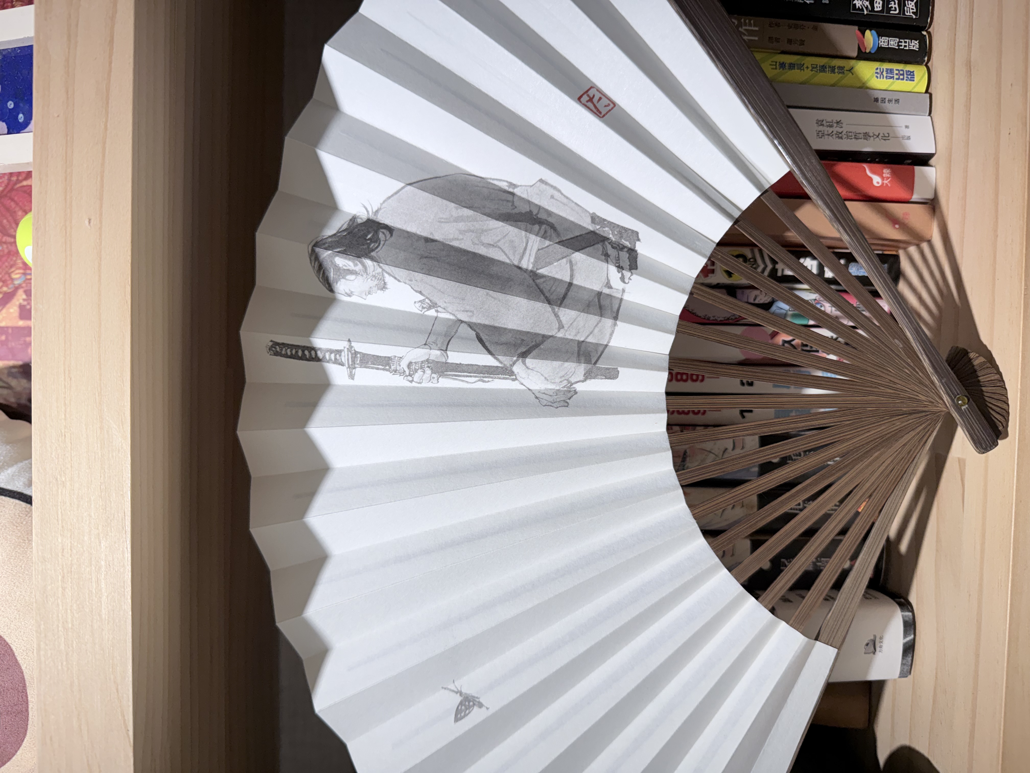 浪人劍客官方授權武藏紙扇（銀座鳩居堂）