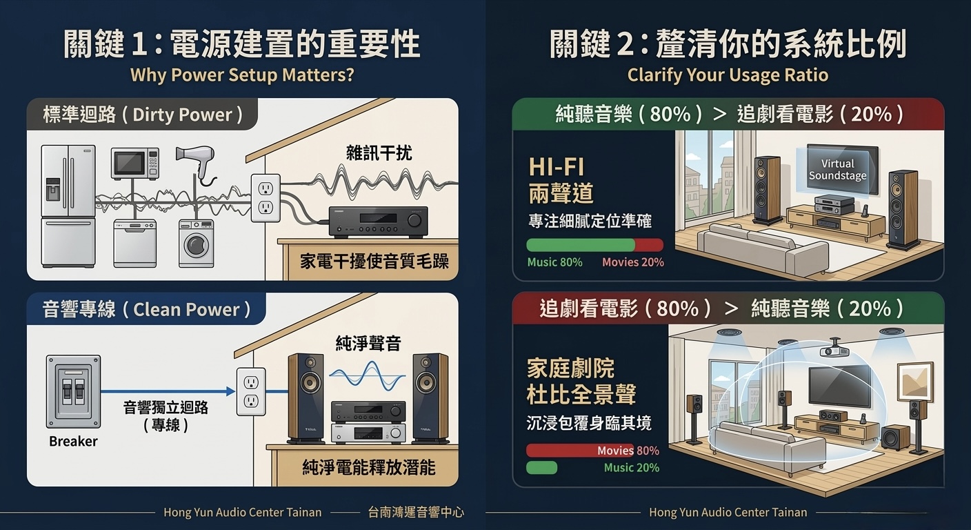 【音響入門指南】新手買音響先看這篇！從「電源建置」到「系統挑選」的避坑心法