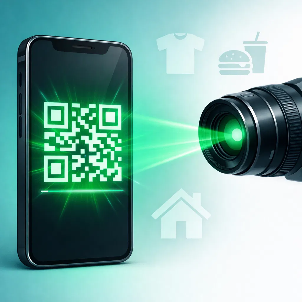 Scan QR codes with your phone