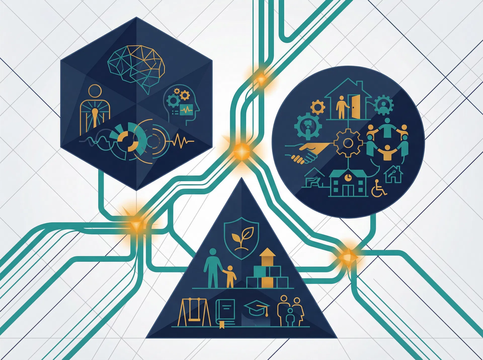 GGZ, WMO en Jeugdzorg - drie verbonden domeinen
