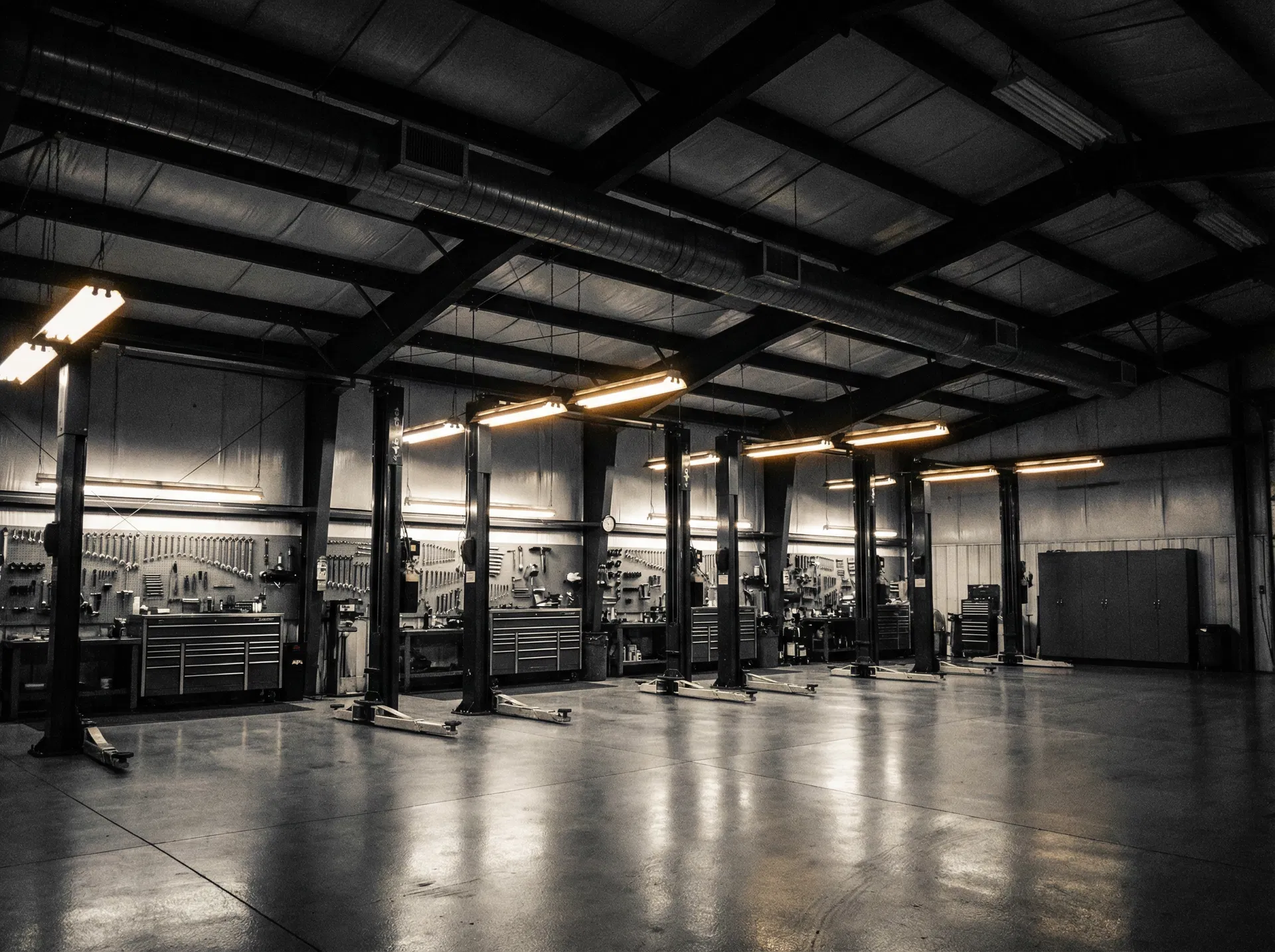 Blackline Automotive garage interior