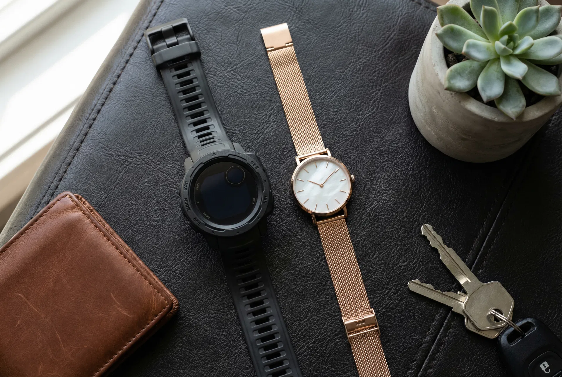 His and hers AlphaGear watches