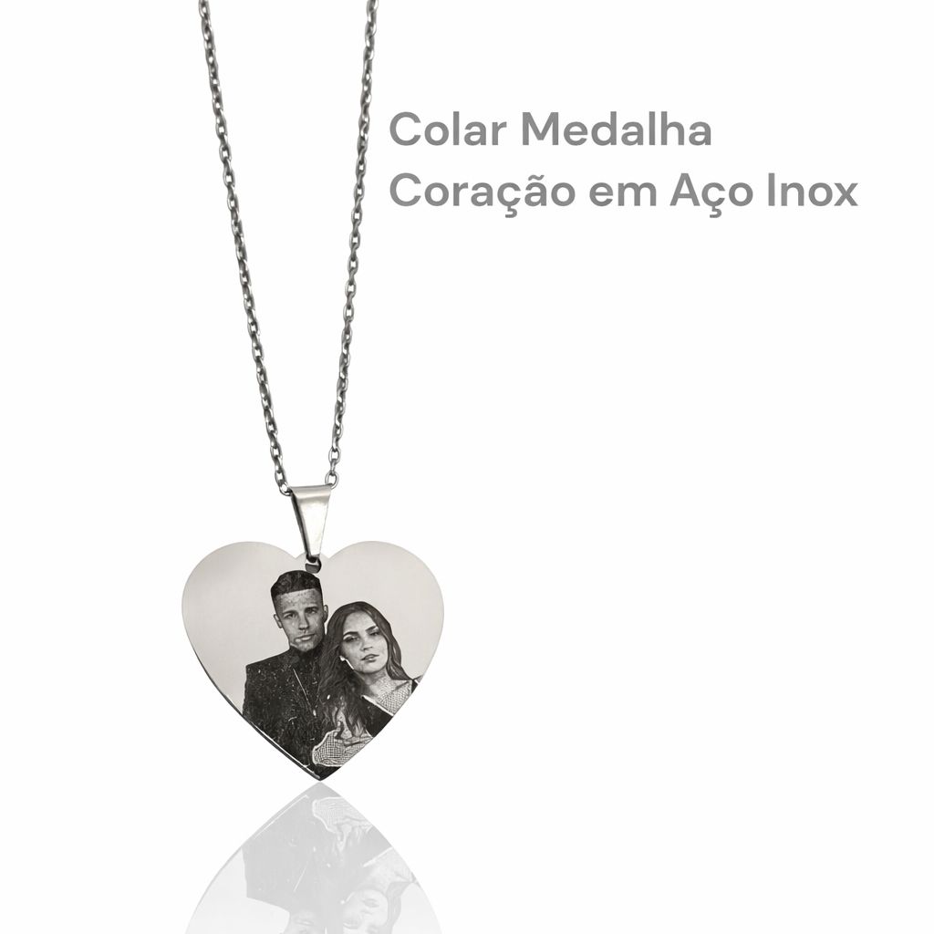 Colar Personalizado Aço Inox