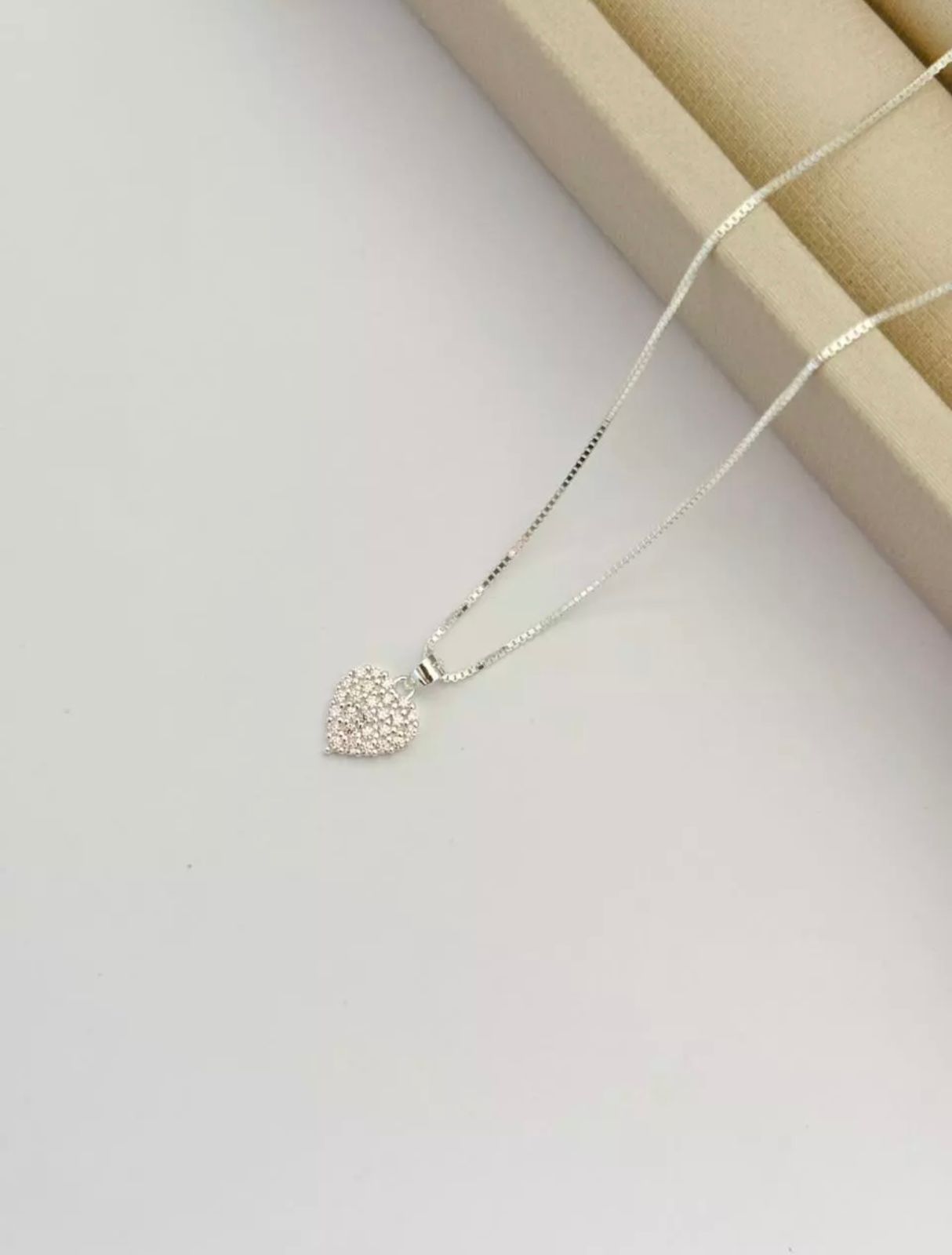 Coração Pink Cravejado