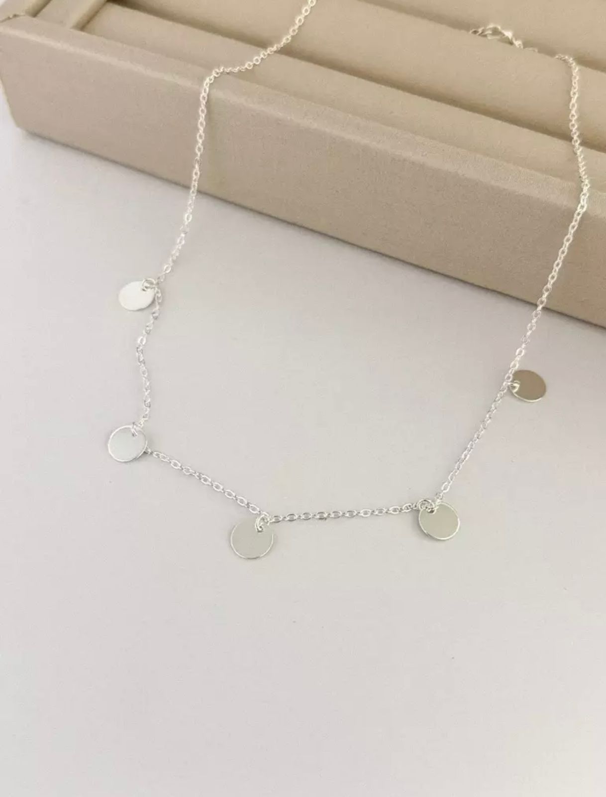 Choker Medalhinhas Prata