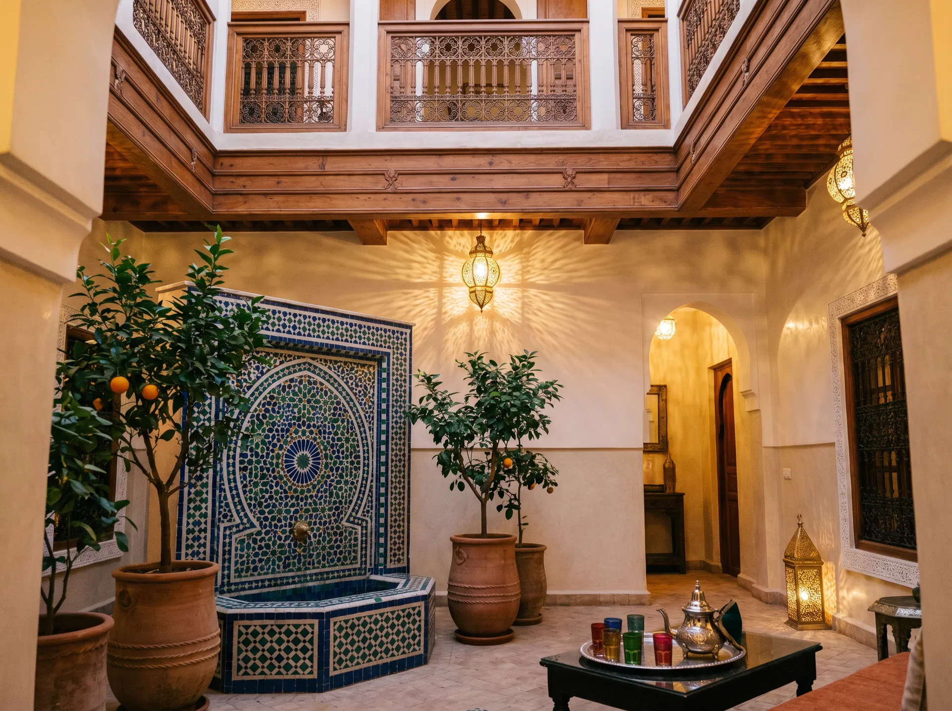 Cultural gathering in Marrakesh