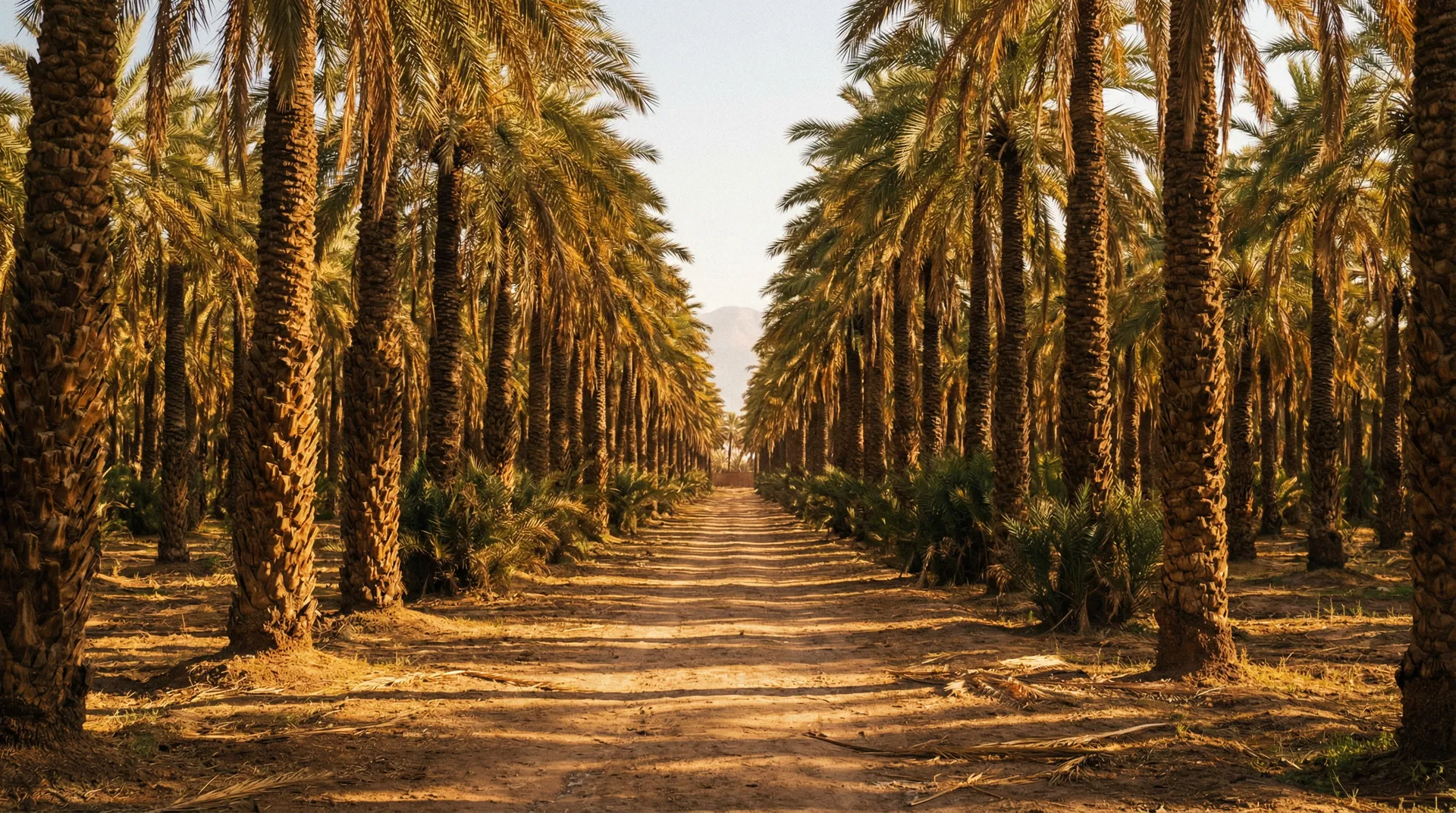 Walking through the Palmeraie
