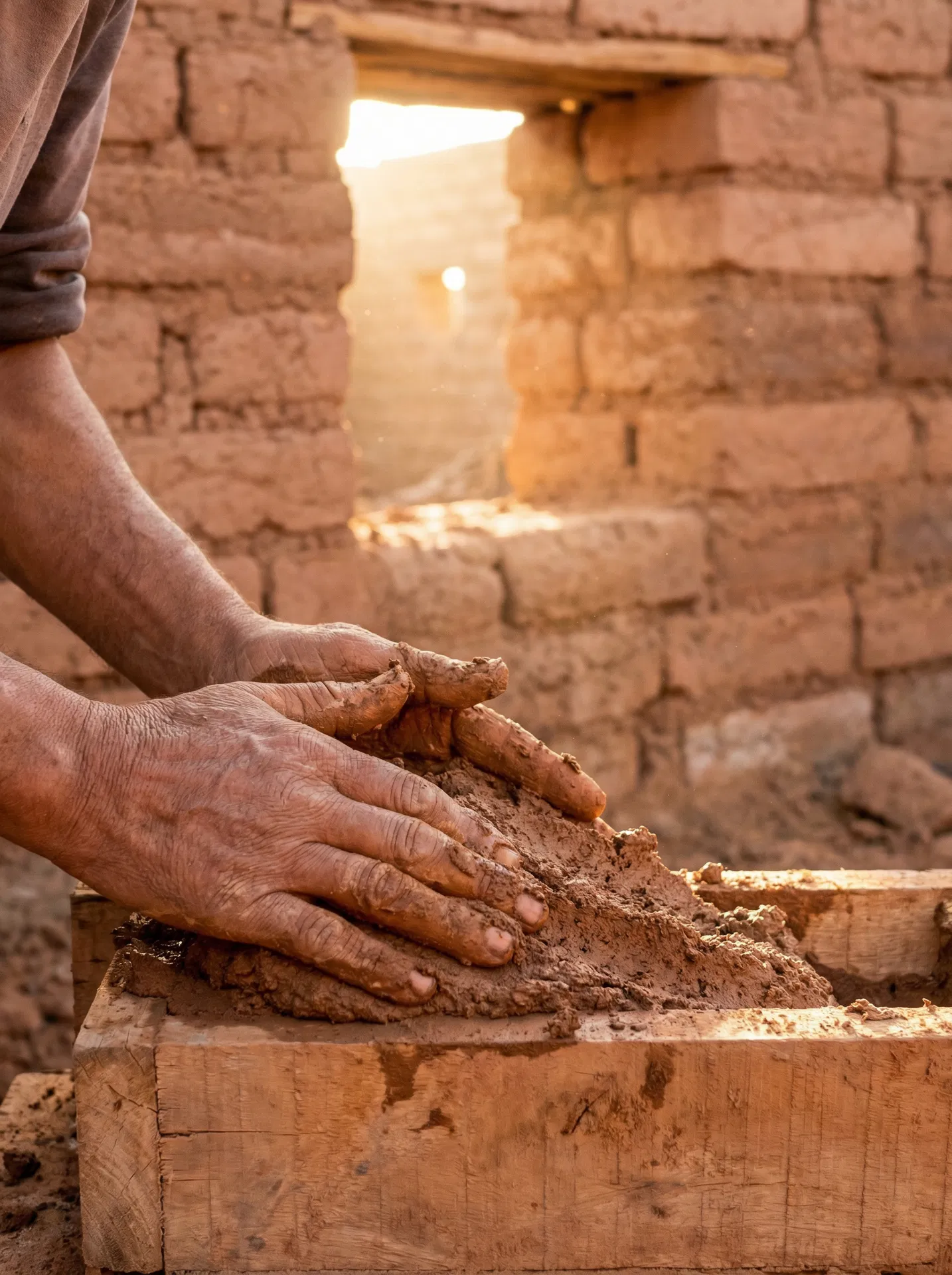 Earth and hands — stewardship