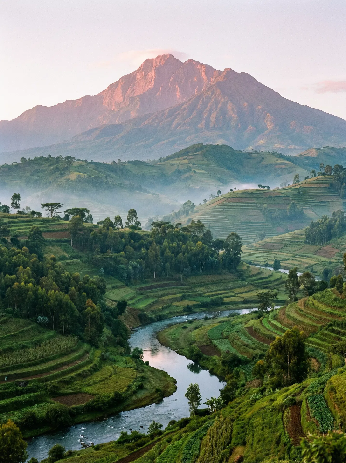 Lush highland ecology