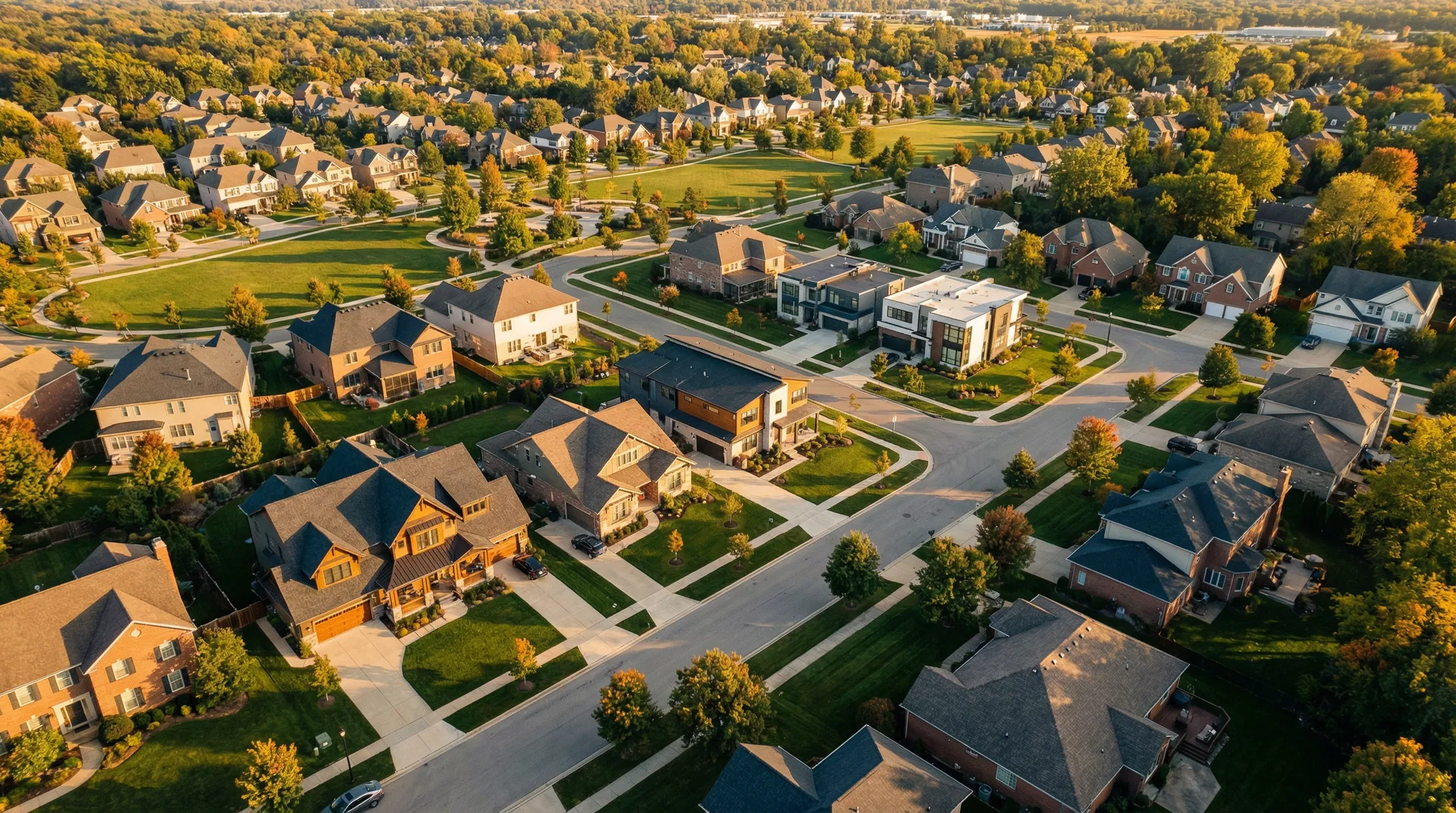 Diverse homes representing Element's product range