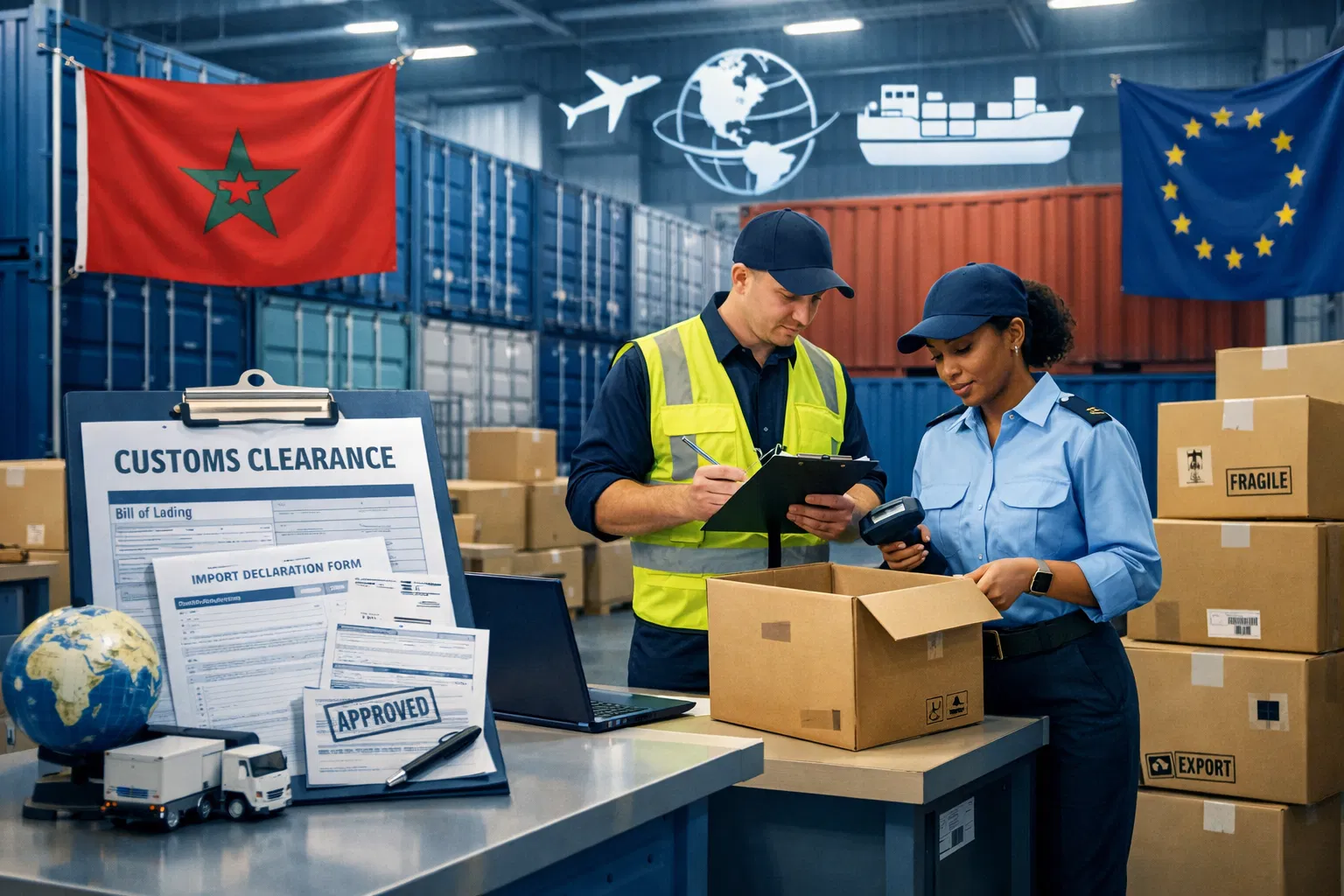 دعم تخليص البضائع