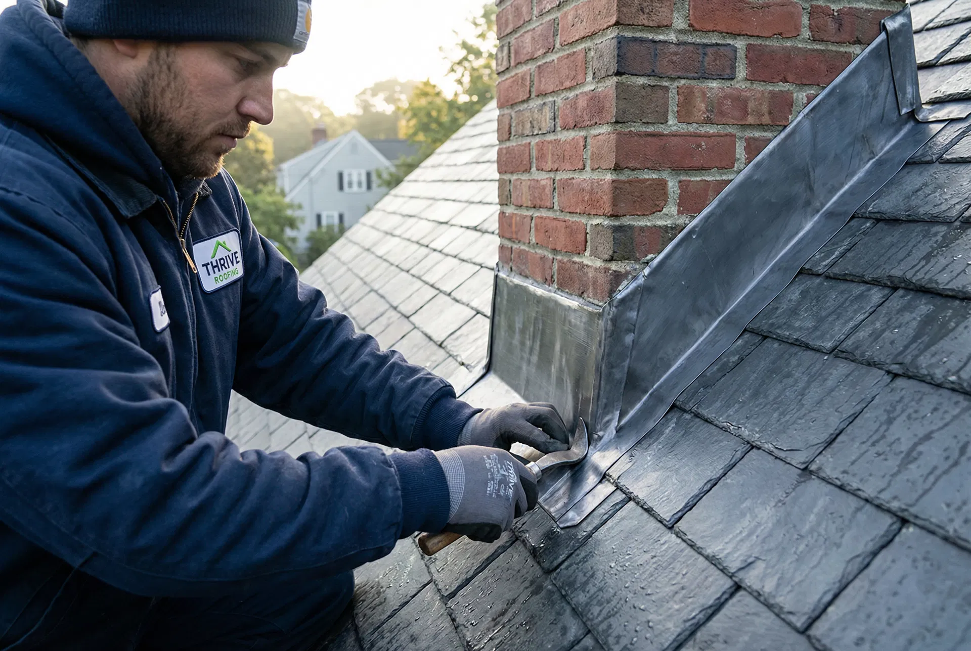 chimney flashing repair in Agawam MA