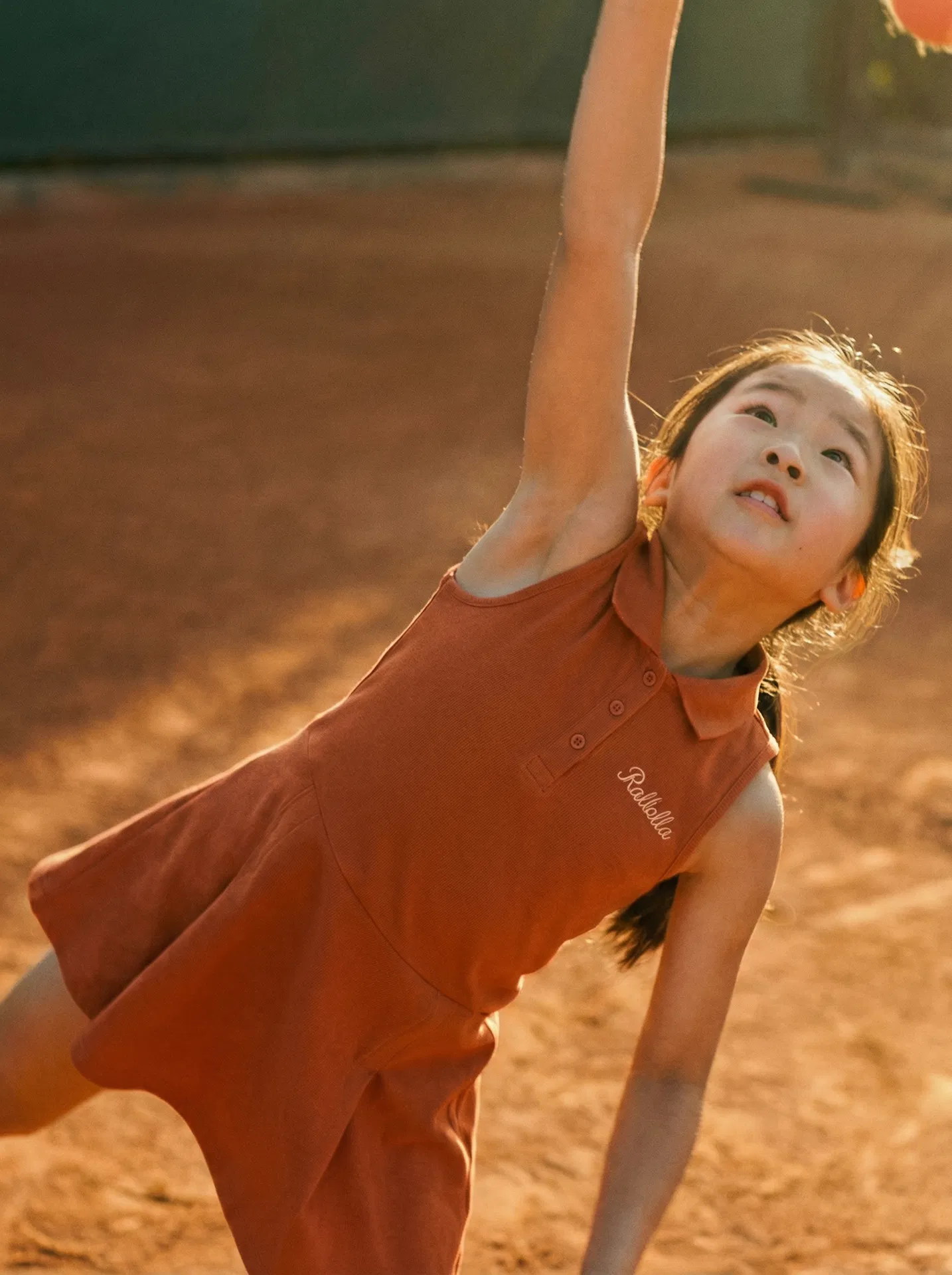 Rust Orange Polo Dress