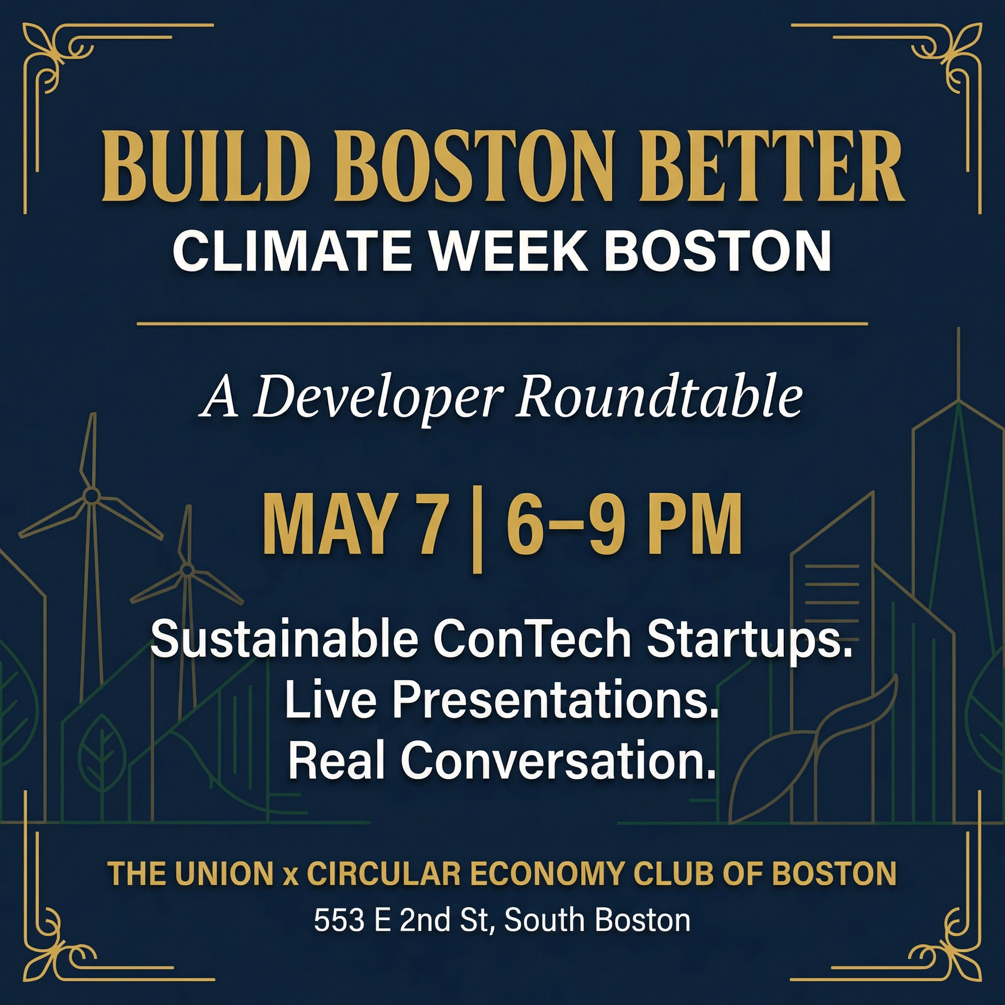 Climate Week Boston: A Developer Roundtable