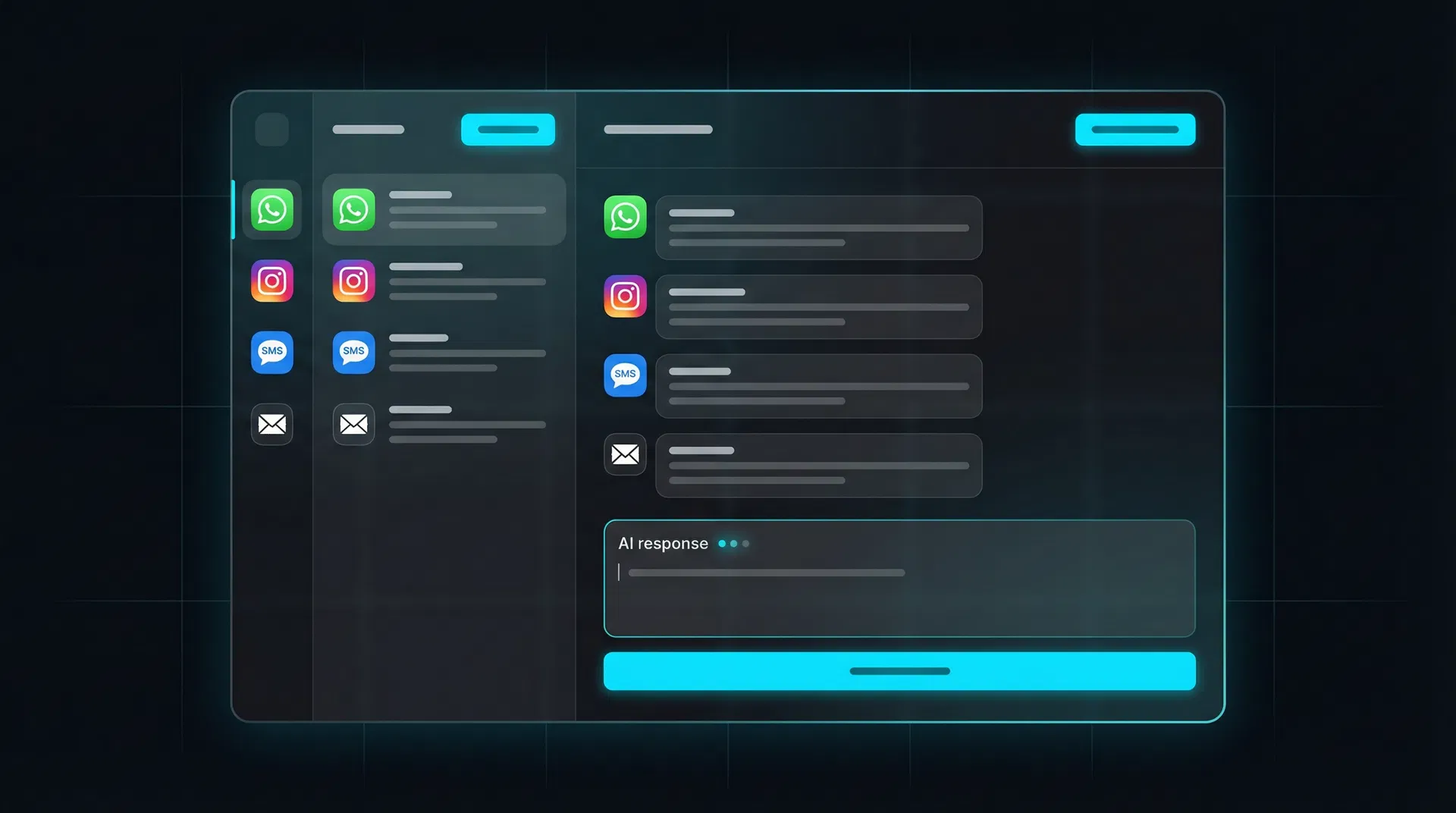 Hostly Reply unified inbox dashboard