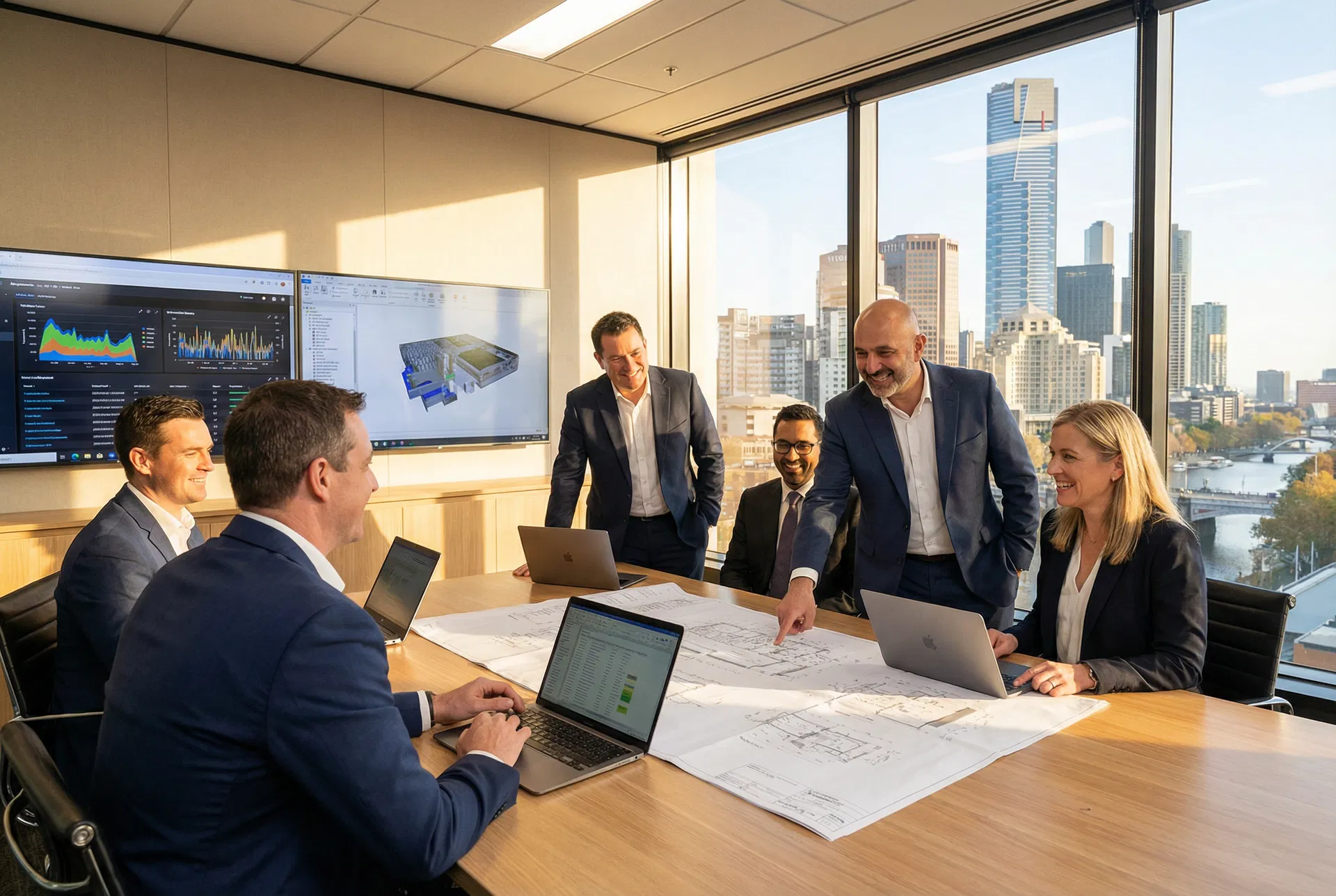 Fortitek team in Melbourne office