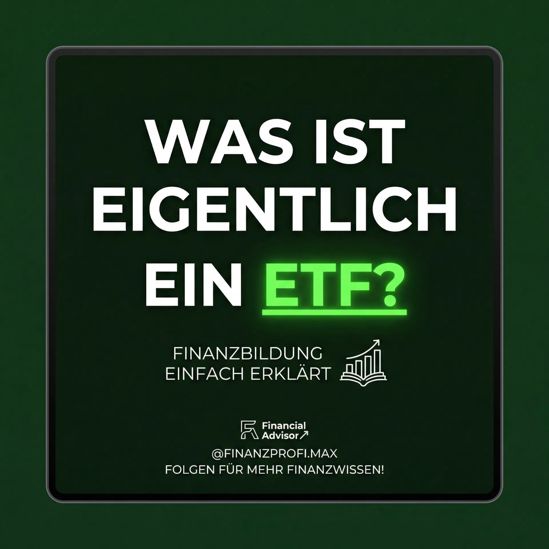 Was ist eigentlich ein ETF?