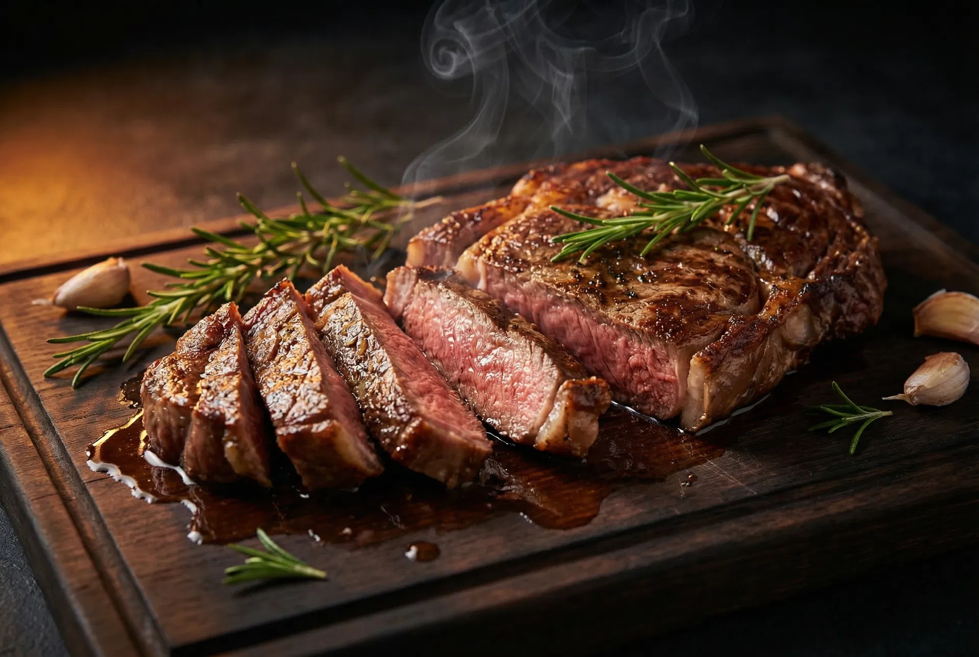 Steak premium pe grătar