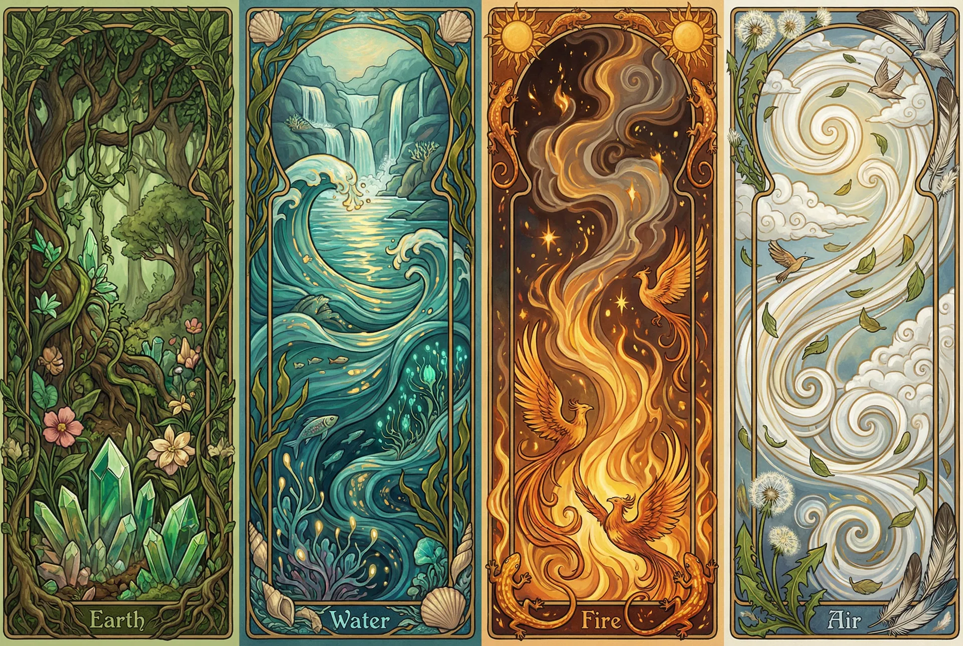 The Dance of the Elements - Earth, Water, Fire, Air