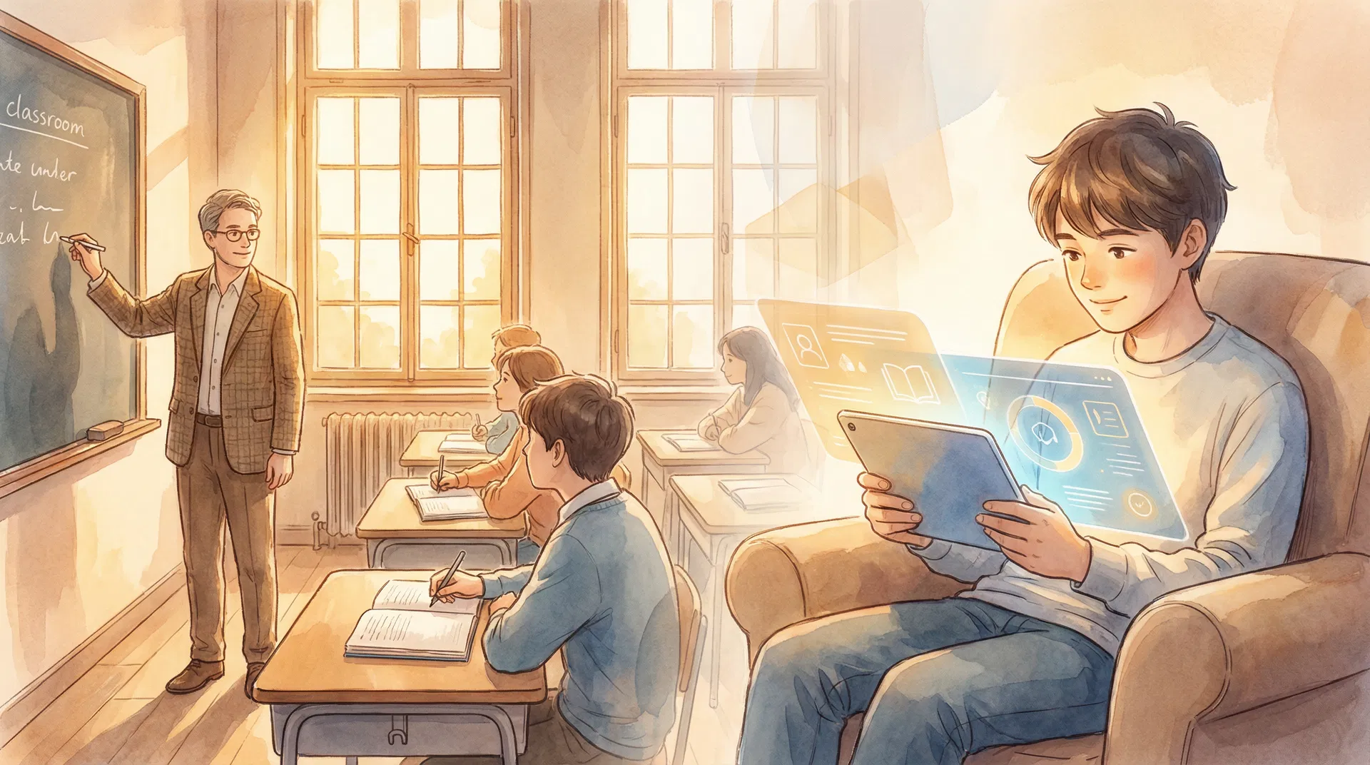 你的孩子每天都在用 AI，但我們教他們的方式還是三十年前的那一套