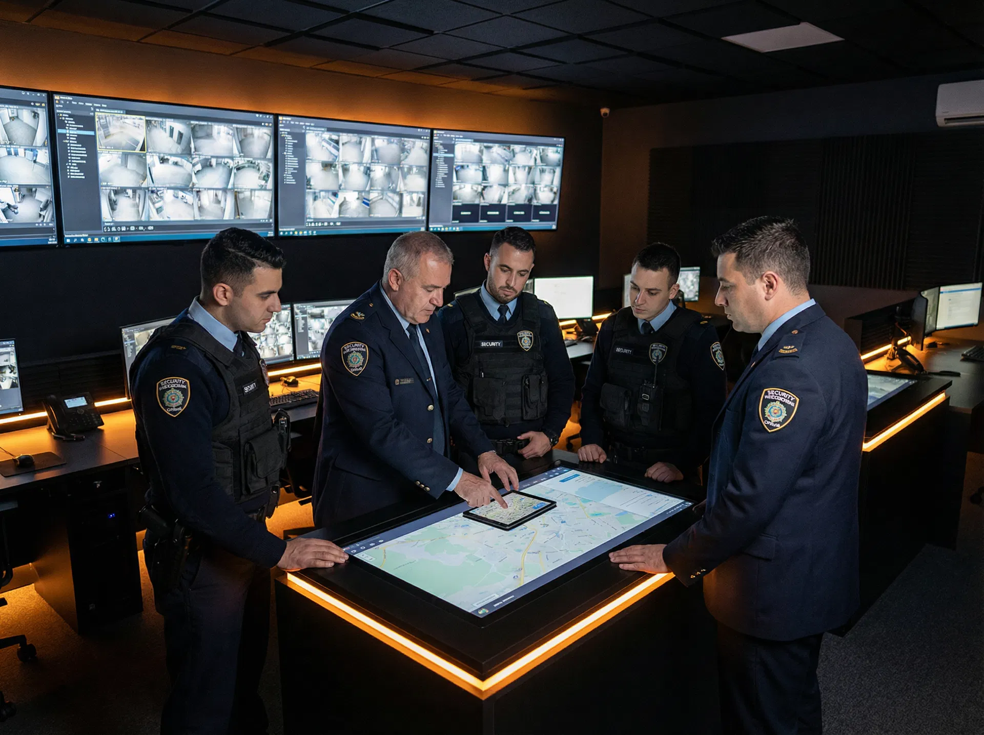 SafeCop Security team briefing