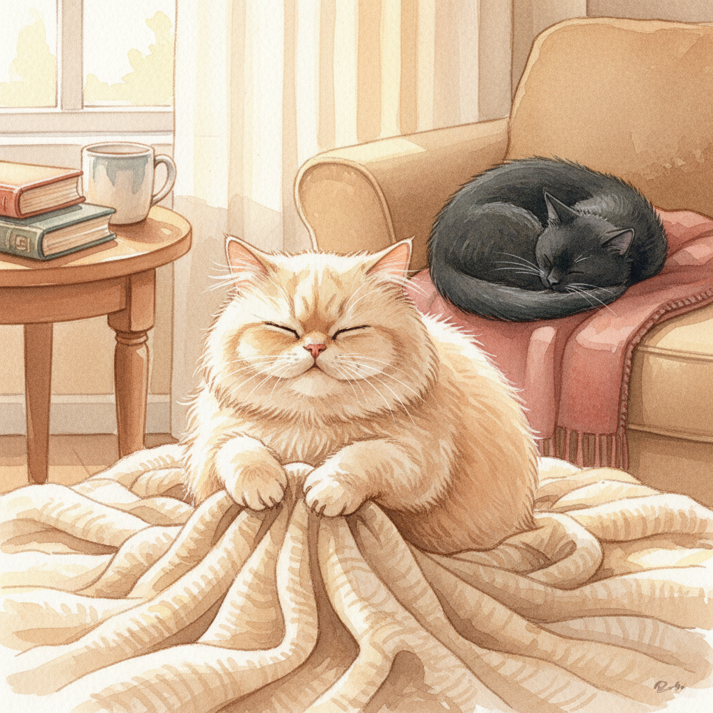 貓咪踩踩：愛的印記還是祖傳本能？