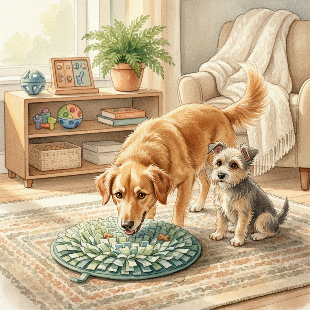 嗅覺遊戲：狗狗聰明又開心！