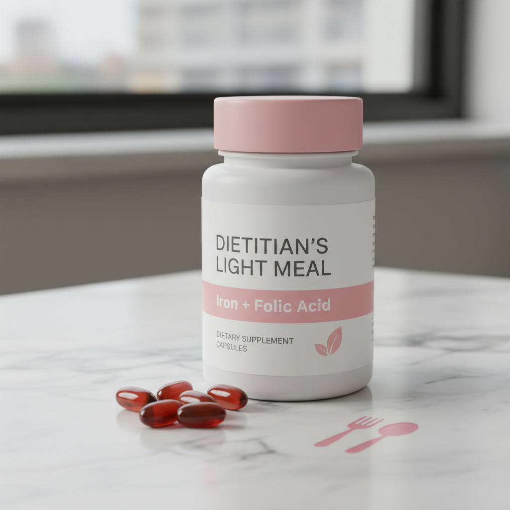 營養師輕食 鐵+葉酸膠囊