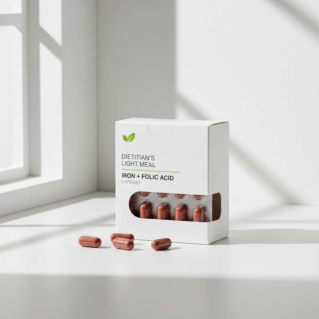 營養師輕食 鐵+葉酸膠囊