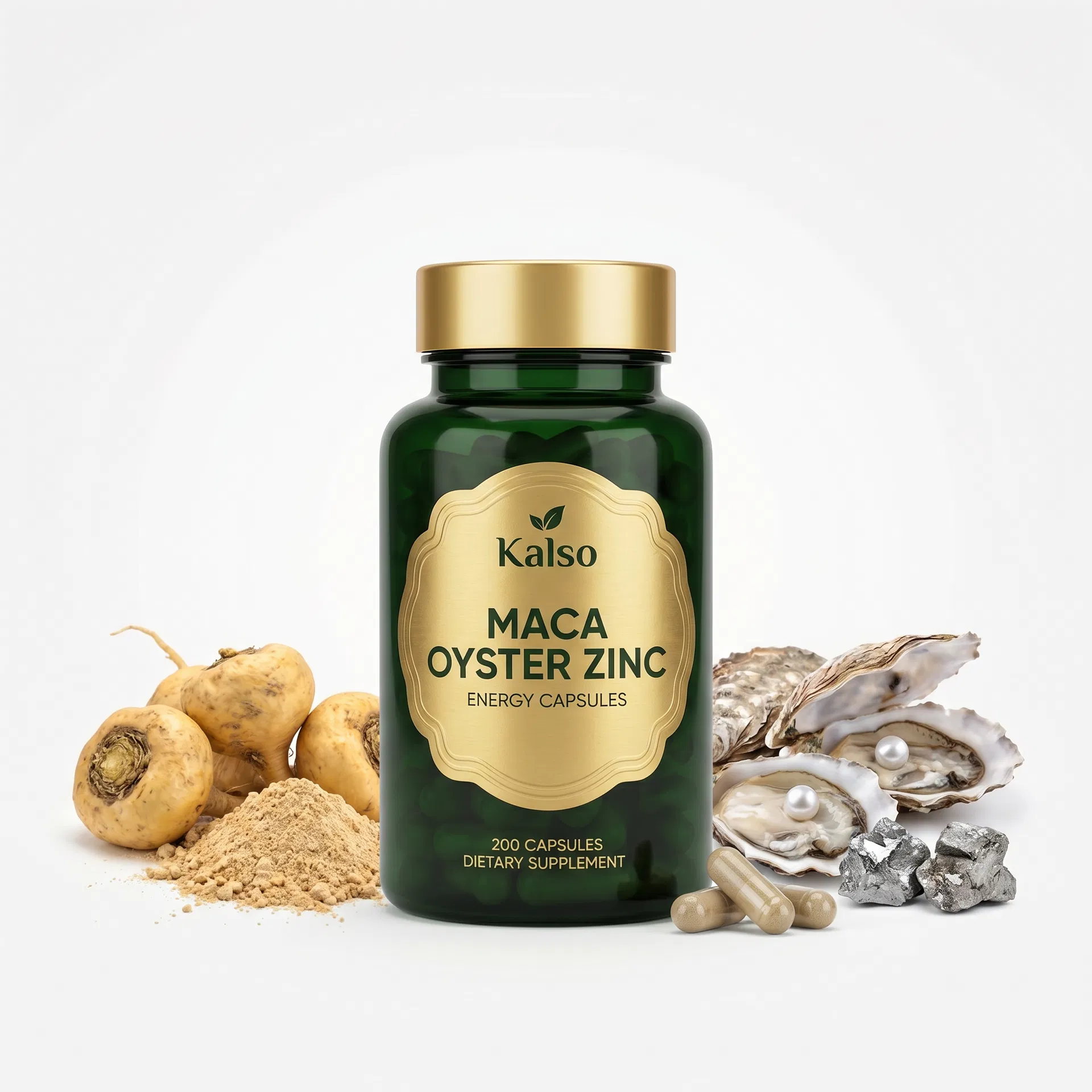 Kalso 科德司 瑪卡蠔鋅元氣膠囊 60粒/瓶