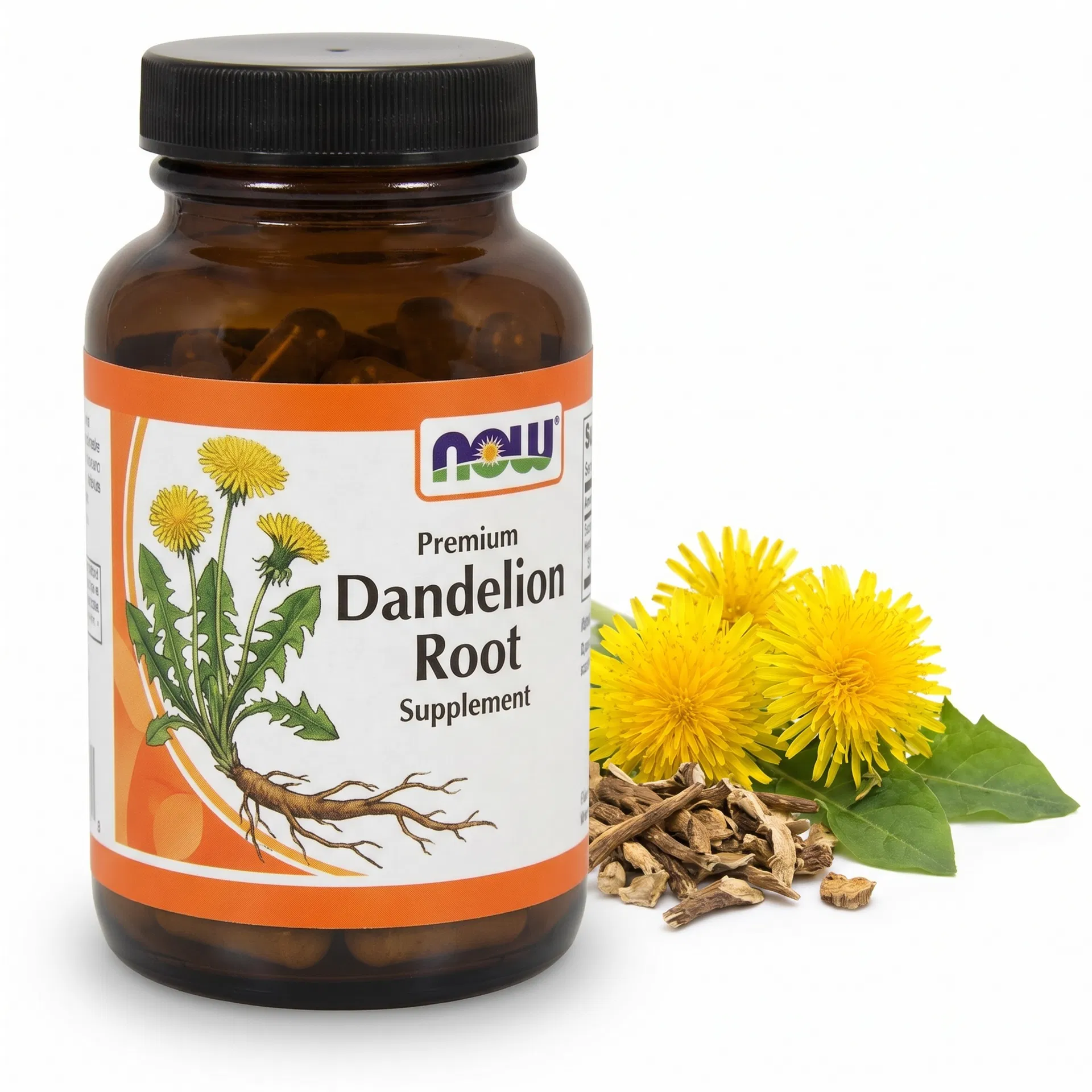 NOW Foods 蒲公英根 500mg 100粒素食膠囊 產品圖片