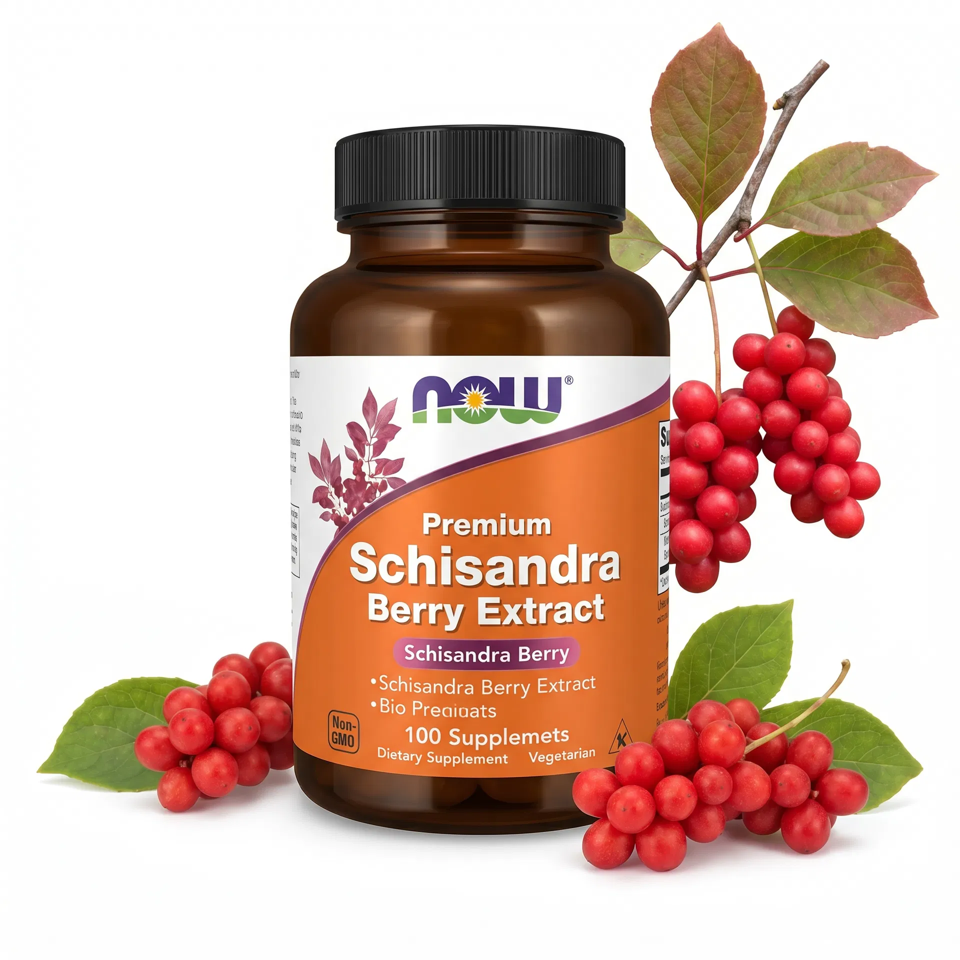 NOW Foods 五味子萃取物 500mg 120 粒素食膠囊