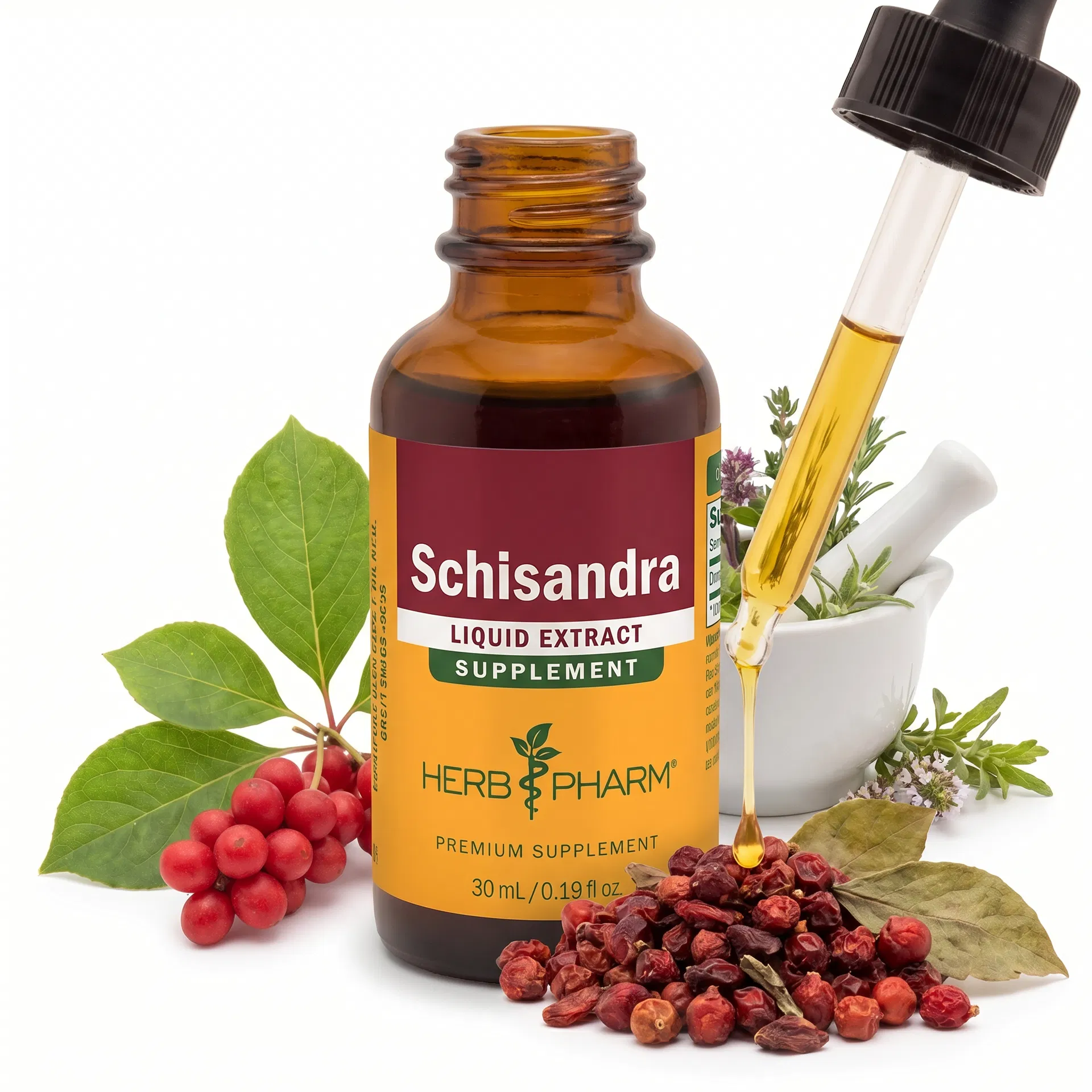 Herb Pharm 五味子液態萃取物 1 fl oz (30 ml)