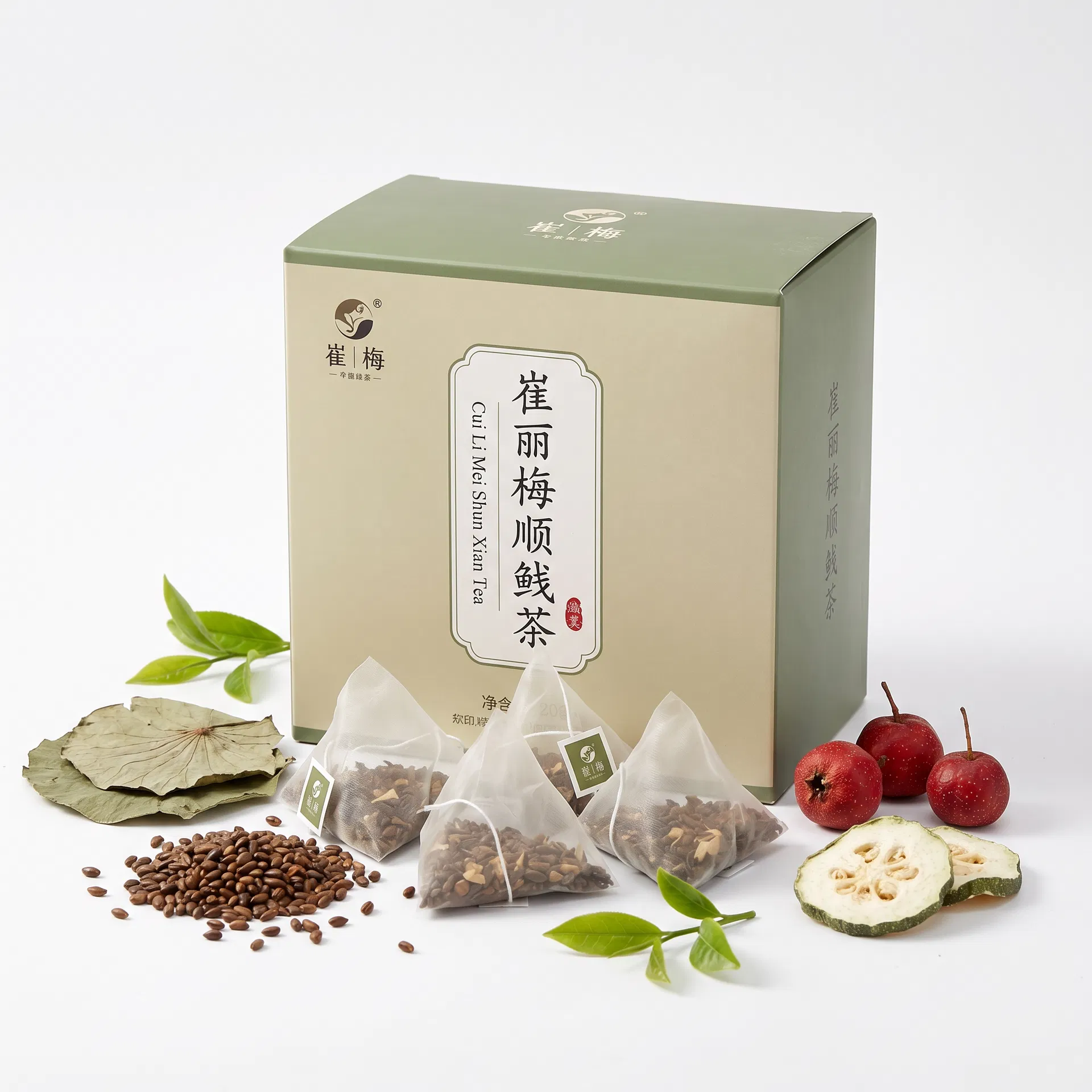 崔立美 順纖茶（決明子荷葉山楂冬瓜） 產品圖片