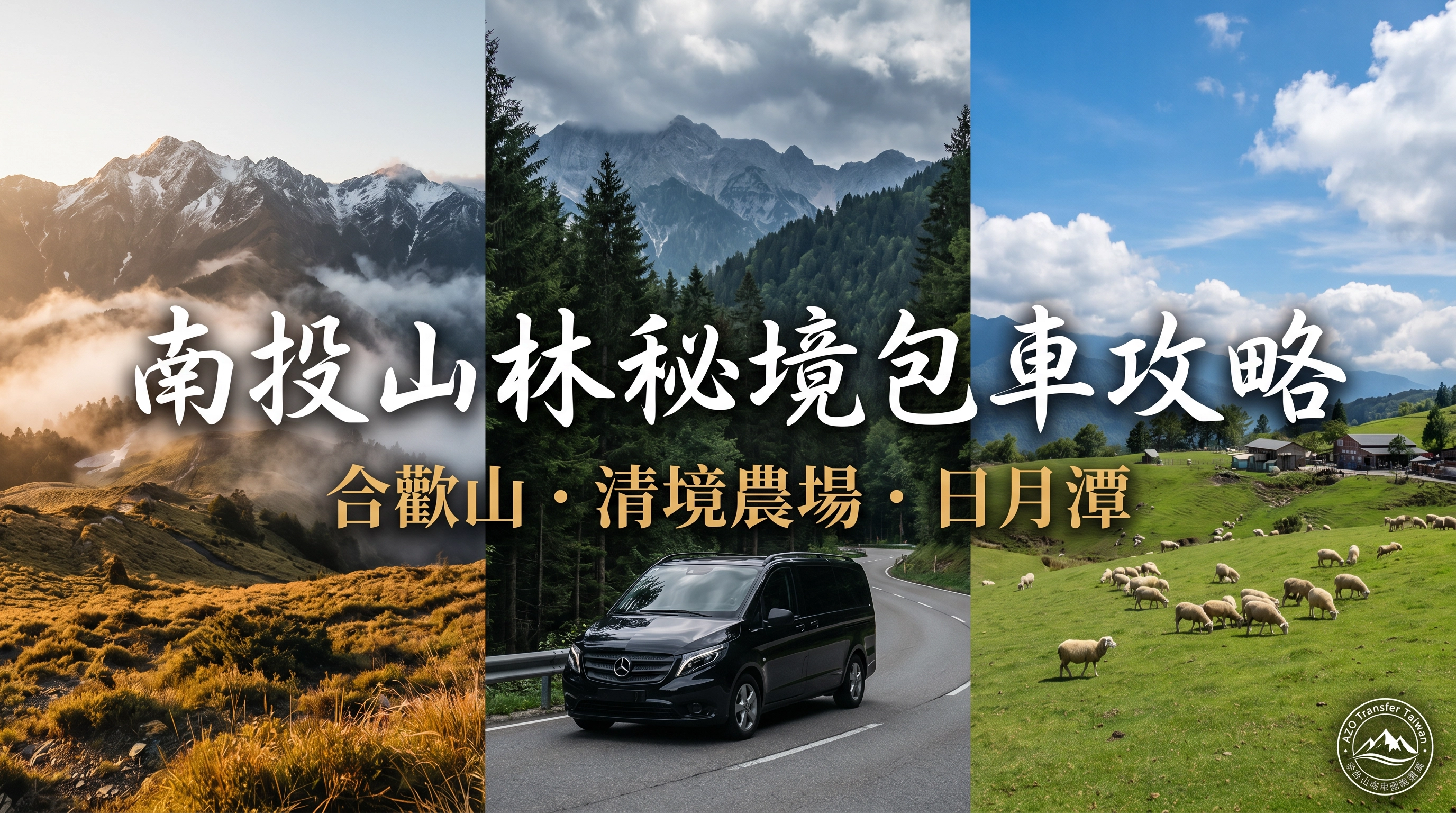 南投山林秘境包車攻略｜合歡山、清境農場、日月潭一日深度遊