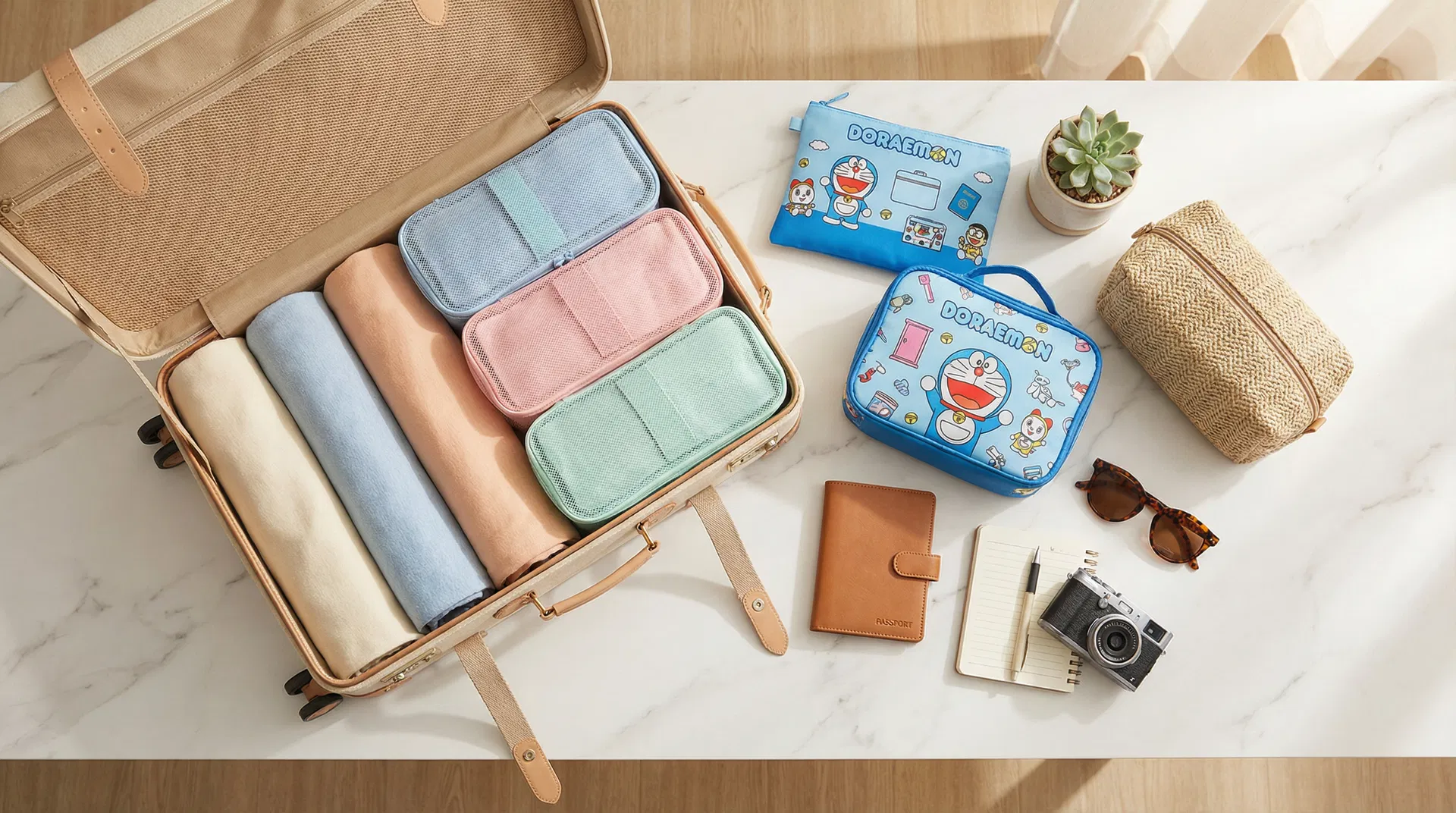 出國行李收納技巧:7 招讓你的行李箱空間翻倍,再也不怕裝不下